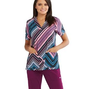 Grey's Anatomy Signature Moonlight Stripe Print Top